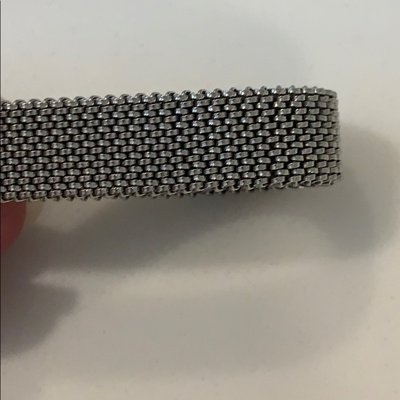 Diamond Heart Bracelet on Silver Chain-18K - Picture 6 of 6